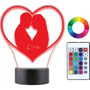 Lampička Plexido vícebarevná Noční lampa