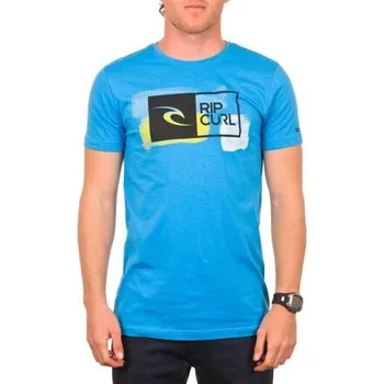 Pánské tričko Tričko Rip Curl WATERBASED S/S TEE Bleu Malibu velikost XXL