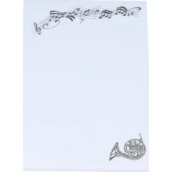 Blok musikboutique Poznámkový blok DIN A6 lesní roh