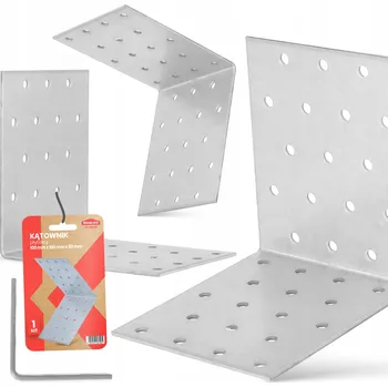 Úhloměr TESAŘSKÝ ÚHELNÍK Ocelový PLOCHÝ 100x100x80 mm ÚHLOVÝ SPOJOVACÍ PRVEK Truhlářský