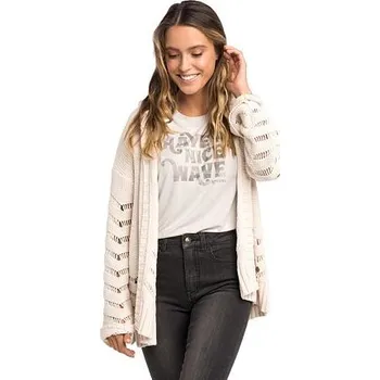 Dámský svetr Svetr Rip Curl WHITE WASH CARDIGAN Sea Salt velikost XS