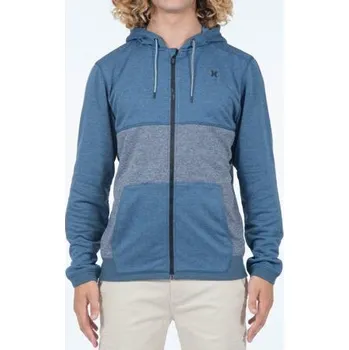 Pánská mikina Mikina Hurley DRI-FIT DISPERSE BLOCKED ZIP Squadron Blue velikost L