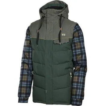 Pánská bunda Bunda Rehall BRATT-R checks bluestone velikost XL