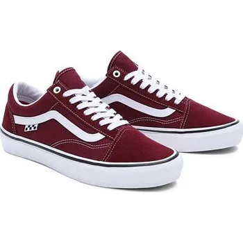 Pánské tenisky Boty Vans SKATE OLD SKOOL Port/True White velikost 44.0