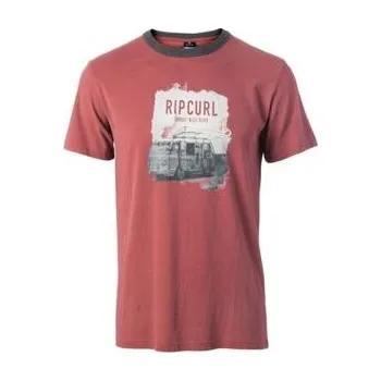 Pánské tričko Tričko Rip Curl BELLS BEACH VAN TEE Apple Butter velikost XL