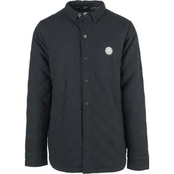Pánské tričko Košile Rip Curl WETTY LS OVERSHIRT Black velikost M