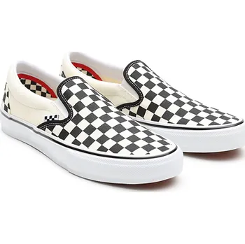 Pánské tenisky Boty Vans SKATE SLIP-ON (Checkerboard) Black/Off velikost 39.0