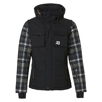 Bunda Rehall STEPH Checks Black velikost S