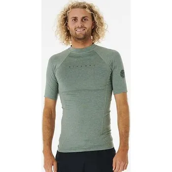 Pánská móda Lykra Rip Curl DAWN PATROL PERF S/S UV Green Marle velikost XL