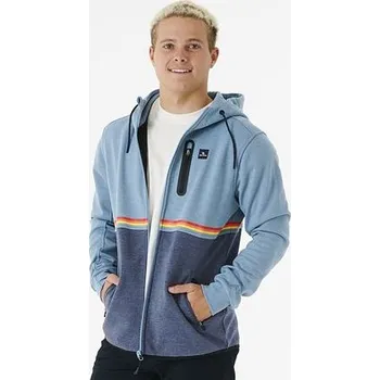 Dámská mikina Mikina Rip Curl ANTI SERIES DEPARTED ZIP THR Dusty Blue velikost L