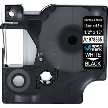 Pásek do tiskárny Páska do DYMO D1 Durable 1978365 12mm Černá/Bílá