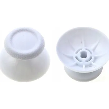 Gamepad Nástavec / Krytka na Houbičku Analogové Páčky Joysticku pro PS5 Ovladač Bílý - 1 ks