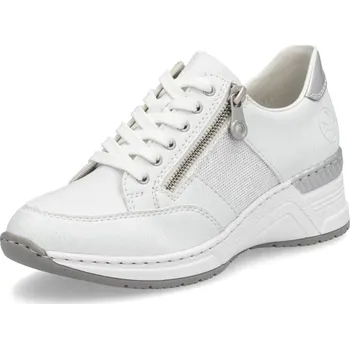 Dámské polobotky RIEKER N4322-80 bílé dámské tenisky 41