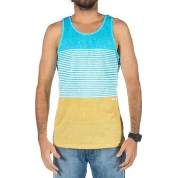 Tričko Rip Curl AGGRO STRIPE TANK Nugget Gold velikost XL