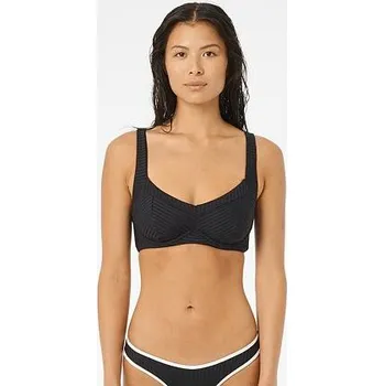 Dámské plavky Plavky Rip Curl PREMIUM SURF E BRALETTE Black velikost XS