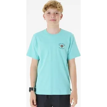 Pánské tričko Tričko Rip Curl DESTO SS TEE -BOY Aqua velikost 14