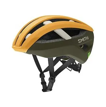 Cyklistická přilba Cyklistická helma Smith NETWORK MIPS Matte Sunrise / Forest / Bone velikost S