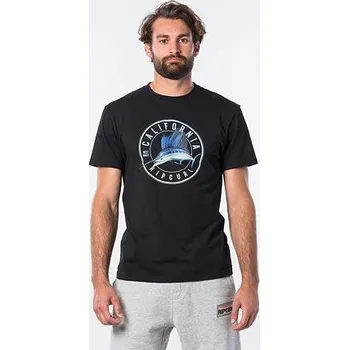 Pánské tričko Tričko Rip Curl DESTINATION SURF S/S TEE Black velikost L