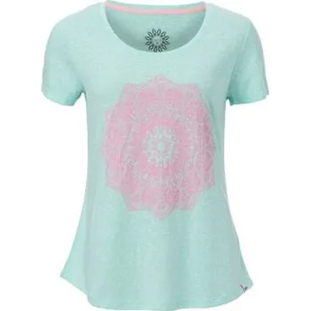 Pánské tričko Tričko Animal MANDALA Seafoam Green Marl velikost 10