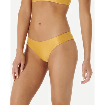 Dámská móda Plavky Rip Curl MIRAGE REVO CHEEKY PANT Gold velikost S