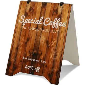 Jansen Display 2x bond deska B2 (50x70) + potisk pro reklamní áčko Grab & Grip