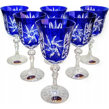 Sklenice Skleničky na bílé víno , skleničky na červené víno MaRika Młynek Oliwka 220ml 6 ks