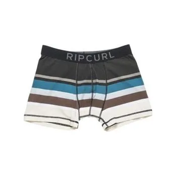Boxerky Spodní prádlo Rip Curl STRIPES BOXER SHORT Black velikost M