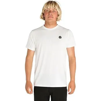 Pánské tričko Lykra Rip Curl SEARCH LOGO S/SL UV TEE White velikost M