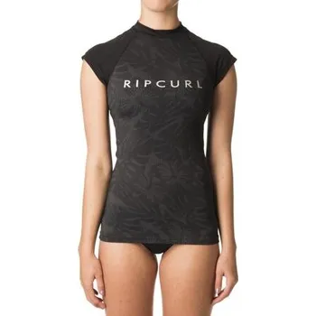 Dámské oblečení Lykra Rip Curl TROPIC GLITCH CAP-SL UV Black velikost 8
