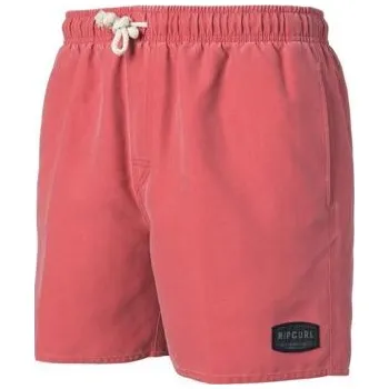 Dámské plavky Plavky Rip Curl VOLLEY SOLID 16" BOARDSHORT Mineral Red velikost M