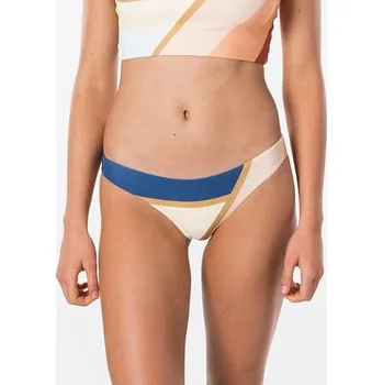 Dámské plavky Plavky Rip Curl SUNSETTERS BLOCK CHEEKY Peach velikost S