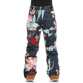 Dámské kalhoty Kalhoty Rehall ROMY Floral Red velikost S