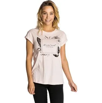 Pánské tričko Tričko Rip Curl PALM BEACH TEE Pink velikost S