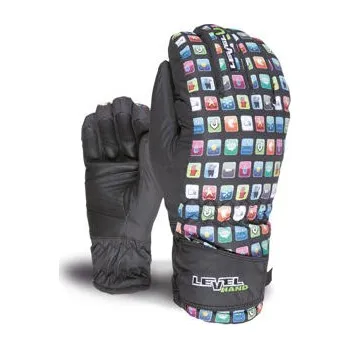 Sportovní chránič Rukavice Level JUKE JR PK Rainbow velikost 6