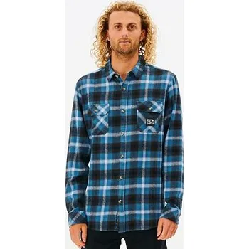 Pánská móda Košile Rip Curl SWC FLANNEL SHIRT Zen Blue velikost L