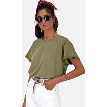 Dámské tričko Tričko Alife and Kickin MALAIKAAK A Sea Kelp Melange velikost XS