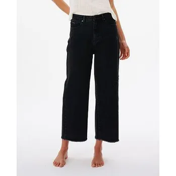 Dámské kalhoty Kalhoty Rip Curl SPARROWS CROP WIDE LEG Washed Black velikost 29