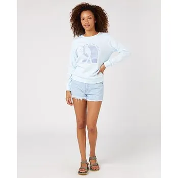 Pánská mikina Mikina Rip Curl RE-ENTRY CREW Sky Blue velikost S