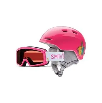 Cyklistická přilba Helma Smith ZOOM JR/RASCAL Pink Popsicles velikost YS