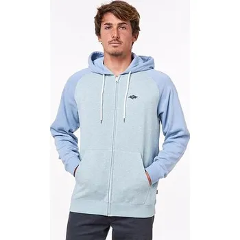 Pánská mikina Mikina Rip Curl EMBROID HOODED ZIP THRU Mineral Blue Ma velikost L