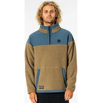 Pánská mikina Mikina Rip Curl ANTI SERIES SHADOW CREW Medium Brown velikost XL
