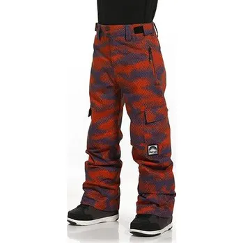 Chlapecké kalhoty Kalhoty Rehall EDGE JR Camo Orange velikost 152