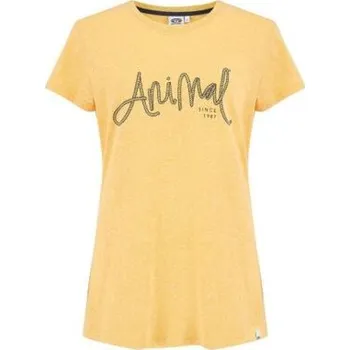 Pánské tričko Tričko Animal REEL ME IN Sunshine Yellow Marl velikost 06