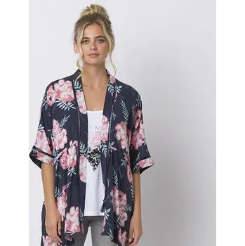 Pánské tričko Kimono Animal KIMCHIE India Ink Blue velikost 08