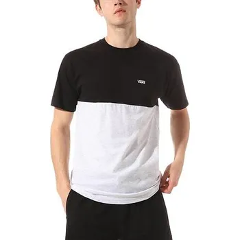 Tričko Vans COLORBLOCK TEE Ash Heather/Black velikost S