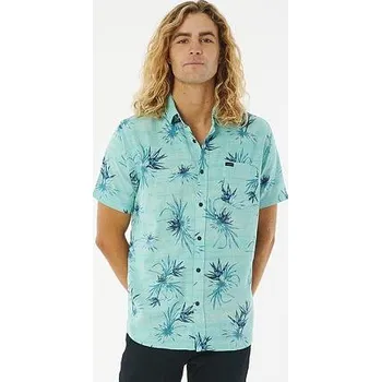 Pánská košile Košile Rip Curl PARTY PACK S/S SHIRT Aqua velikost L