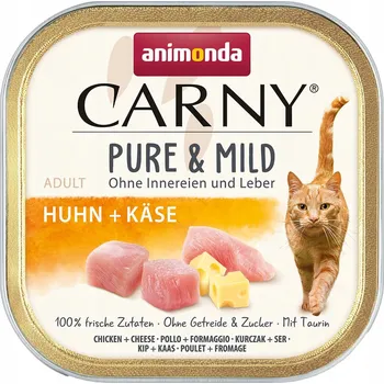 Krmivo pro kočku Animonda KOT PURE & MILD miska 100g - Kuře + Sýr