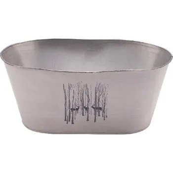 Květináč Obal na květináč Jeleni v lese, oválný, 26x15x11,5cm, ks|Ego Dekor