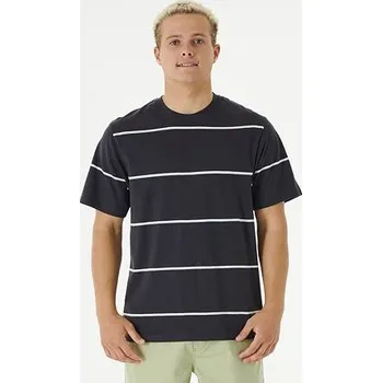 Pánské tričko Tričko Rip Curl SWC RAILS TEE Washed Black velikost M