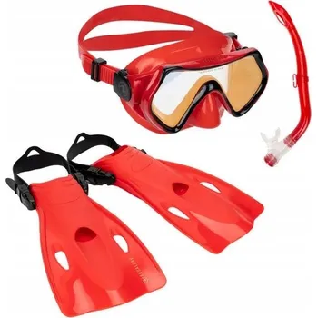 Potápěčské vybavení Dětská sada na šnorchlování Aqualung červená